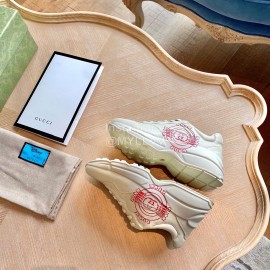 Gucci Classic Printed Rhyton Sneakers For Men And Women