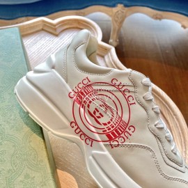 Gucci Classic Printed Rhyton Sneakers For Men And Women