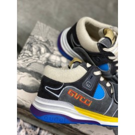 Gucci Calfskin Mesh Sneakers For Men And Women