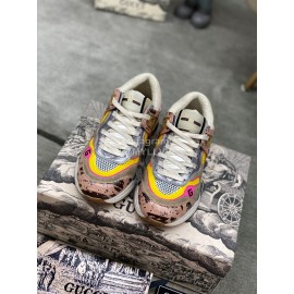 Gucci Calfskin Mesh New Sneakers For Men And Women