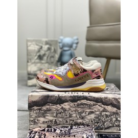 Gucci Calfskin Mesh New Sneakers For Men And Women