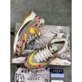 Gucci Calfskin Mesh New Sneakers For Men And Women