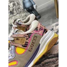 Gucci Calfskin Mesh New Sneakers For Men And Women