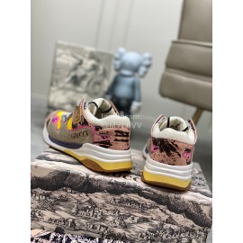 Gucci Calfskin Mesh New Sneakers For Men And Women