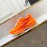 Gucci Calf Leather Thick Soles Sneakers For Men And Women Orange