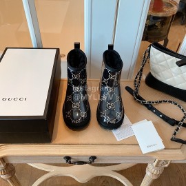 Gucci Winter New Waterproof Boots For Women Black