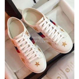 Guchi Fashion Embroidered Leather Casual Shoes For Men And Women