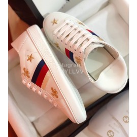 Guchi Fashion Embroidered Leather Casual Shoes For Men And Women