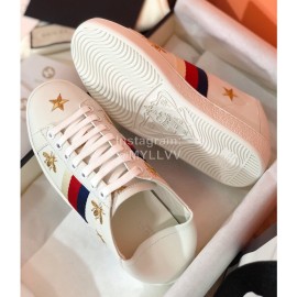 Guchi Fashion Embroidered Leather Casual Shoes For Men And Women