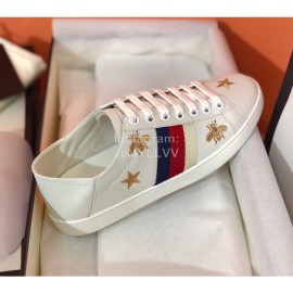 Guchi Fashion Embroidered Leather Casual Shoes For Men And Women