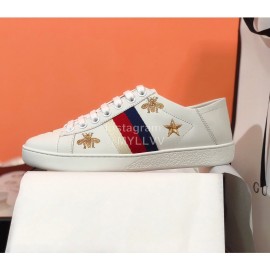 Guchi Fashion Embroidered Leather Casual Shoes For Men And Women