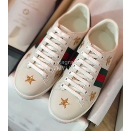 Guchi New Embroidered Leather Casual Shoes For Men And Women