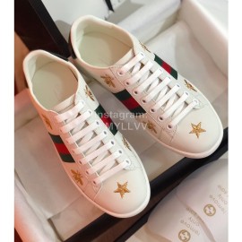 Guchi New Embroidered Leather Casual Shoes For Men And Women