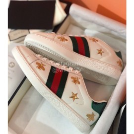 Guchi New Embroidered Leather Casual Shoes For Men And Women