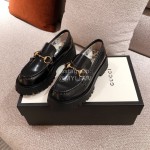 Gucci Autumn Winter New Retro Thick Soled Shoes