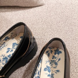 Gucci Autumn Winter New Retro Thick Soled Shoes