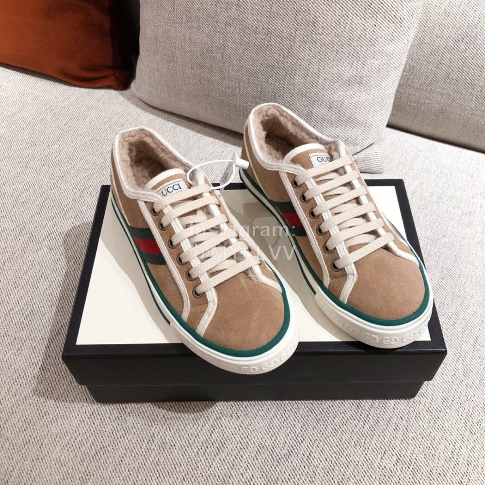 Gucci Autumn Winter New Casual Shoes Brown