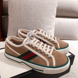 Gucci Autumn Winter New Casual Shoes Brown