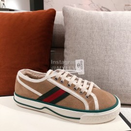 Gucci Autumn Winter New Casual Shoes Brown