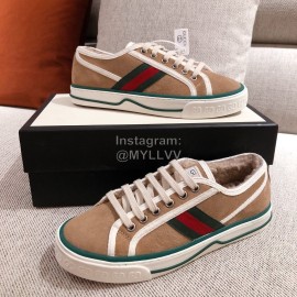 Gucci Autumn Winter New Casual Shoes Brown