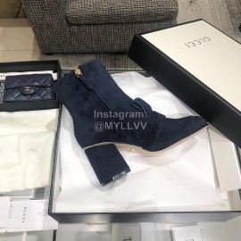 Gucci Autumn Winter Classic Thick Heel Tassel Boots