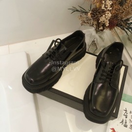 Gucci Black Fashion Cowhide Shoes For Women