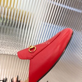 Gucci Classic Cow Leather Buckle Sandals For Women Red