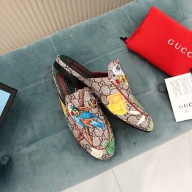 Gucci Classic Cow Leather Buckle Sandals For Women