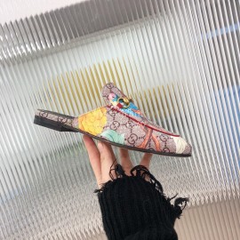 Gucci Classic Cow Leather Buckle Sandals For Women