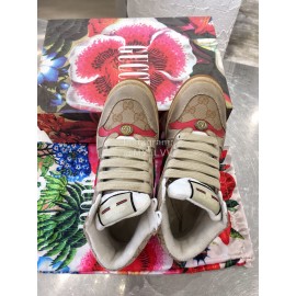 Gucci Winter Warm Wool High Top Sneakers For Men And Women Red