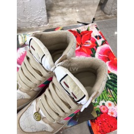 Gucci Winter Warm Wool High Top Sneakers For Men And Women White