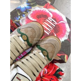 Gucci Winter Warm Wool High Top Sneakers For Men And Women Green