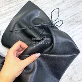 Gucci Black Leather High Heeled Boots For Women