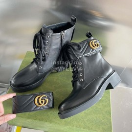 Gucci Autumn Winter New Horsebit Leather Chelsea Boots Black