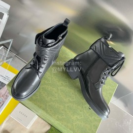 Gucci Autumn Winter New Horsebit Leather Chelsea Boots Black