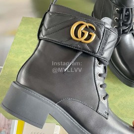 Gucci Autumn Winter New Horsebit Leather Chelsea Boots Black