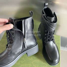 Gucci Autumn Winter New Horsebit Leather Chelsea Boots Black