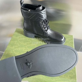 Gucci Autumn Winter New Horsebit Leather Chelsea Boots Black