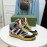 Gucci Calf Leather High Top Sneakers For Men And Women Gray