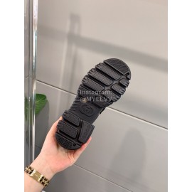 Gucci Black Cowhide Horsebit Thick Soles Loafers For Women 