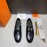 Hermes Blaise Leather H Buckle Loafers For Men