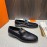 Hermes Blaise Leather Vintage Loafers For Men