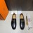 Hermes Leather Casual Blaise Loafers For Men