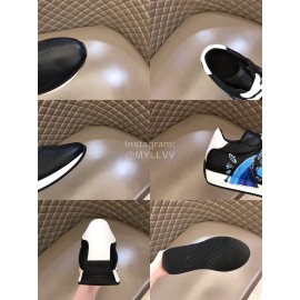 Hermes Printed Cowhide Chris Casual Sneakers For Men