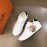 Hermes Printed Cowhide Chris Casual Sneakers For Men White