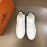 Hermes Printed White Cowhide Chris Casual Sneakers For Men