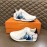 Hermes Printed White Cowhide Chris Casual Sneakers For Men
