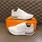 Hermes Canvas Cowhide Casual Sneakers For Men White