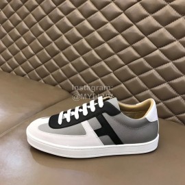 Hermes Calf Suede Casual Sneakers For Men