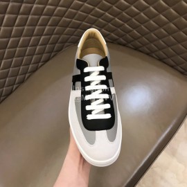 Hermes Calf Suede Casual Sneakers For Men